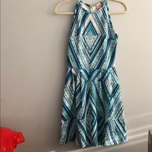 Kaleidoscope print dress